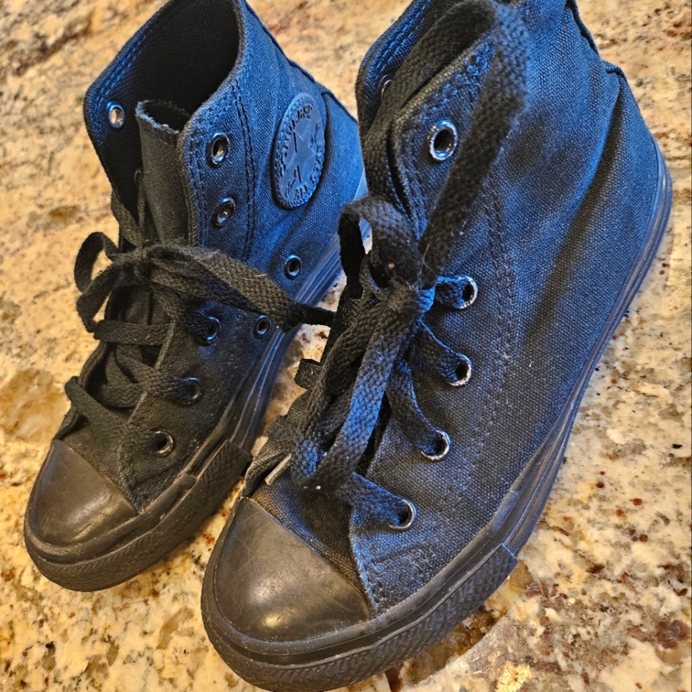Converse Kids size 13 all black Chuck taylor